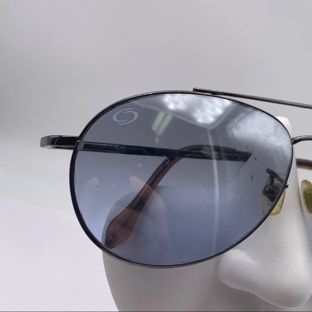 Vintage Gunmetal Aviator Sunglasses Frames